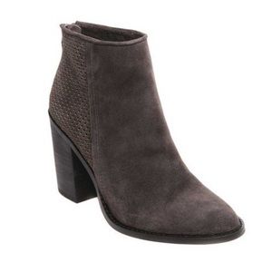 Steve Madden Replay Ankle Heel Bootie Gray Size 8.5
